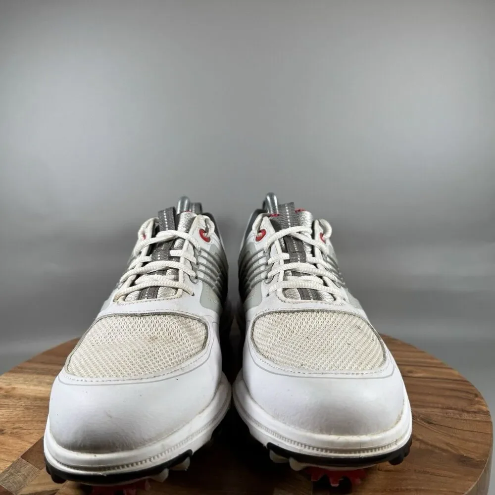 FootJoy FJ Fury Spiked‎ Golf Shoes Men's Size 8.5 M White Red 51100